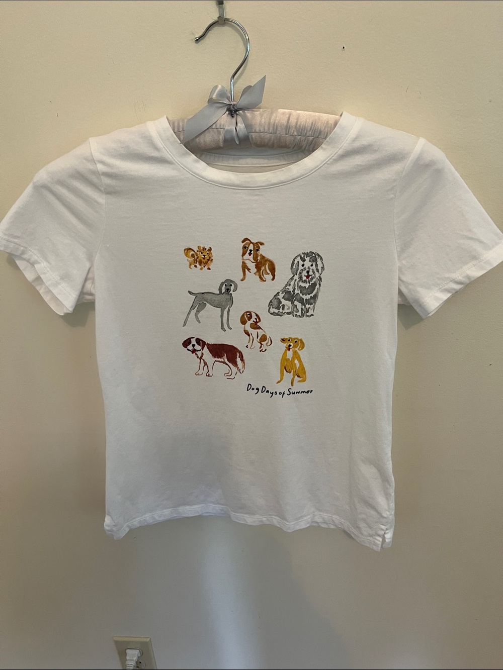 Talbots Adorable Dog Days of Summer 100% Cotton Tee - XS